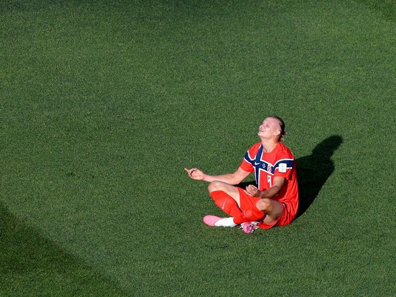 Haaland, 5 Farklı Turnuvadaki İlk Maçında Gol Attı