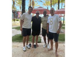 Stoiçkov, Kaka ve Baggio'yu Miami'de Plaja Götürdü