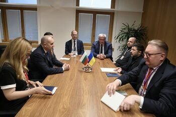 Rumen Radev, Volodimir Zelenski ile Brüksel'de Görüştü