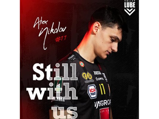 Bulgaristan'ın Ası Aleks Nikolov, İtalyan Lube ile Yeni Sözleşme İmzaladı