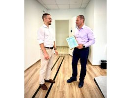 Rusçuk Belediye Başkanı Penço Milkov, Kentin İlk Vestibüler Kinezyoterapi Kliniğinin Açılışına Katıldı