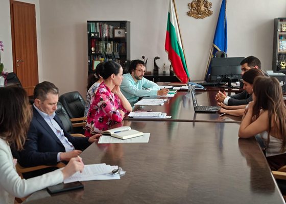 Здравният министър Катя Ивкова се срещна с представителите на комитета "Бъдеще в България". СНИМКА: МЗ