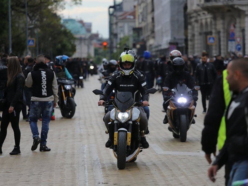 Motosikletçiler Sofya'da Protestoya Çıkıyor