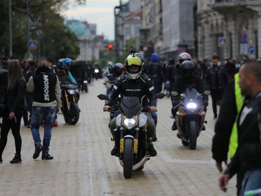 Motosikletçiler Sofya'da Protestoya Çıkıyor