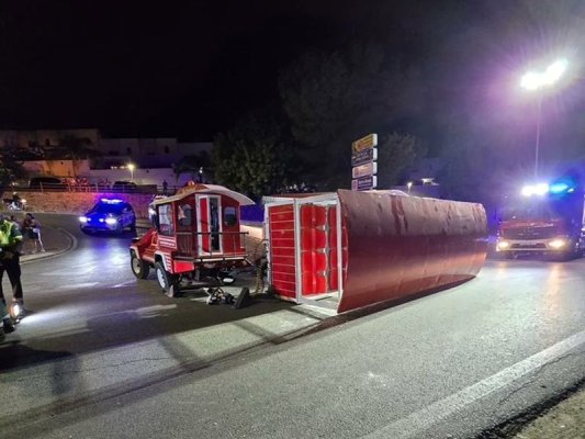 İspanya'da Turistik Tren Devrildi, 18 Yaralı
