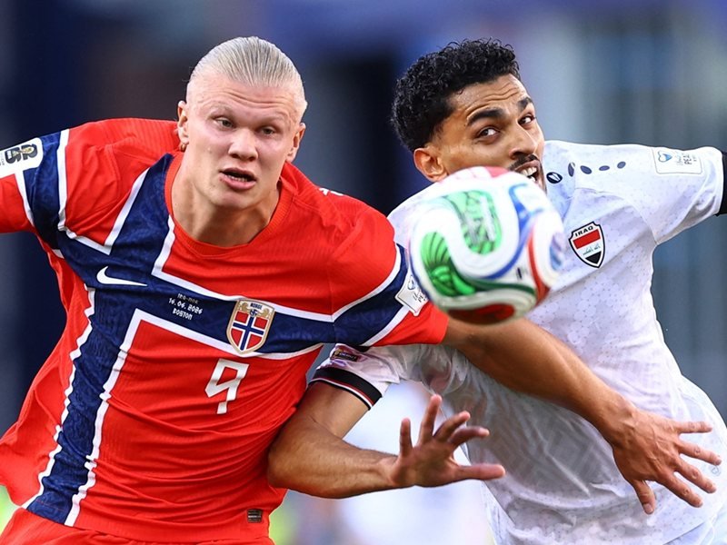 Haaland - Irak 2:1 Devre Arası, Norveçliler Şanslı Önde