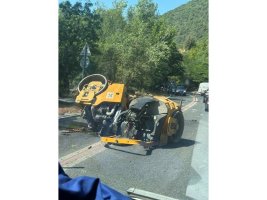 Kaza Yine Yunanistan'a Giden Kâbus Trafiği Bloke Etti
