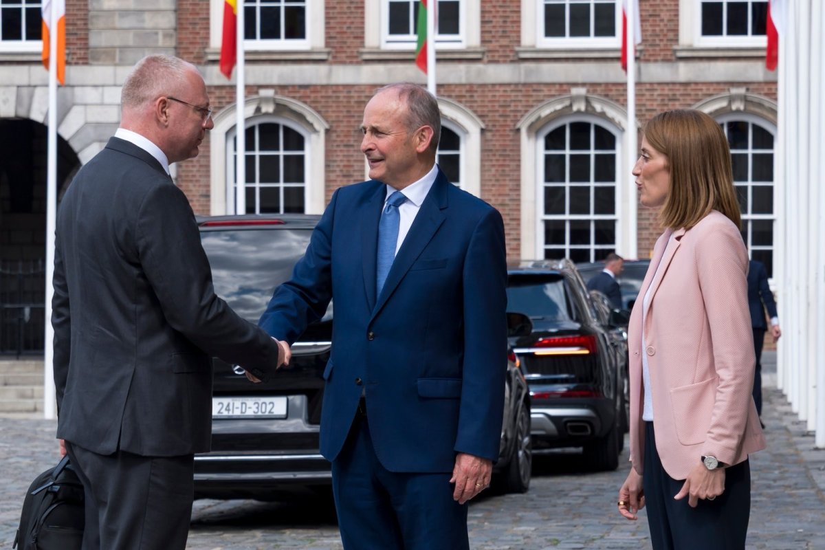 Stanislav Stoyanov, İrlanda'nın AB Konseyi Başkanlığı Öncesinde Dublin'deki Avrupa Parlamentosu Liderler Toplantısına Katıldı