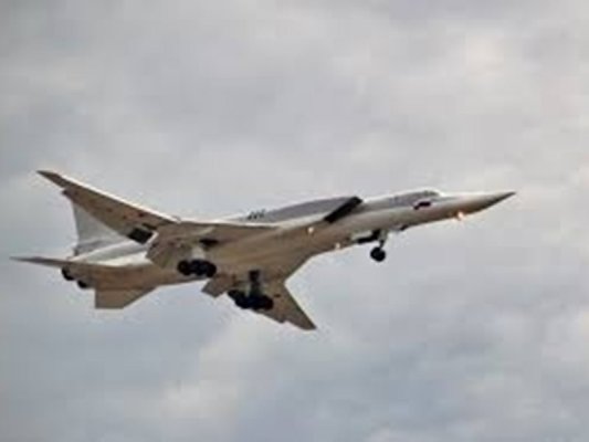 Rusya'da Askeri Bombardıman Uçağı Düştü (Video)