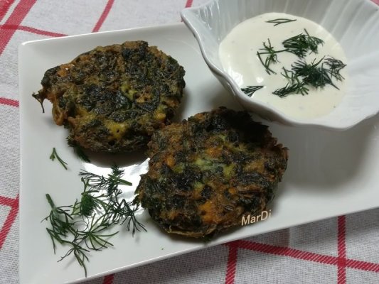 Sarımsaklı Soslu Ispanaklı Köfte