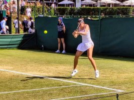 Elizara Yaneva, Wimbledon Elemelerinde İngiliz Pasaportlu Japon Rakibini Mağlup Etti