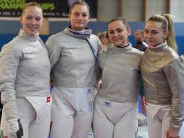 Bulgaristan Kadın Kılıç Takımı Avrupa'da 7. Oldu