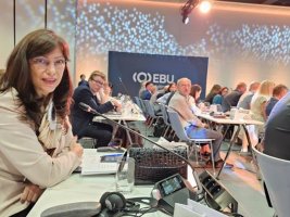 Bulgaristan Ulusal Televizyonu Genel Müdürü Milena Milotinova'ya Onur Plaketi