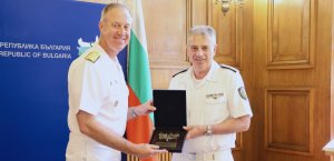 Amiral Eftimov, NATO Napoli Komutanı Amiral Wyckoff'u Kabul Etti