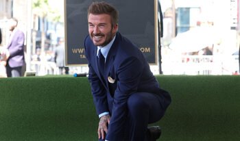 David Beckham, Hollywood Şöhret Kaldırımı'nda Yıldız Aldı