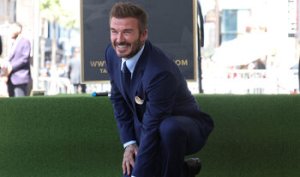 David Beckham, Hollywood Şöhret Kaldırımı'nda Yıldız Aldı