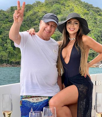 85 yaşındaki eski Brezilya futbol patronu Marco Polo del Nero, 32 yaşındaki modelle 3 yıllık balayında