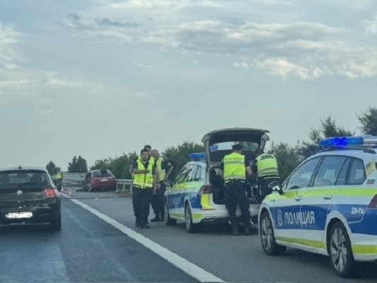 Trakya Otoyolu'nda Kaza: Burgaz Yönünde Trafik Yoğunluğu