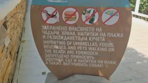 Plajda Yiyecek ve Su Yasağı Tabelası Tepki Çekti, Turizm Bakanlığı Devreye Girdi