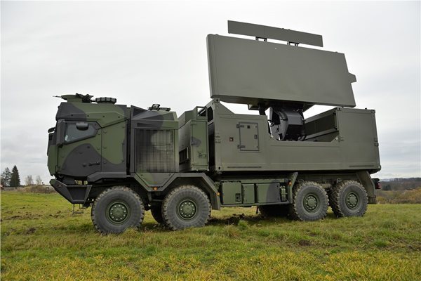 Hava Kuvvetleri'nin kamyona monte edilmiş yeni radarları. Fotoğraf: Thales