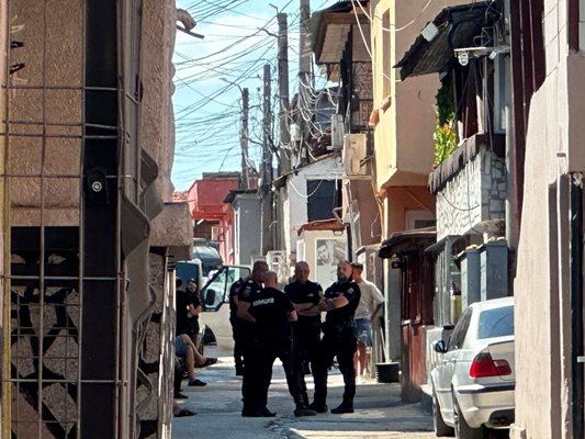 Asenovgrad'da iki aile arasındaki kavga ihbarı gece yarısından hemen sonra alındı