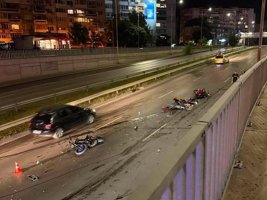 Varna'da zincirleme kazada yaralanan kadın motosiklet sürücüsü hayatını kaybetti