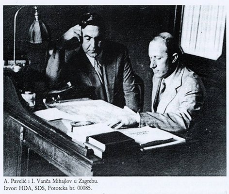 İvan Mihaylov ve Ante Paveliç