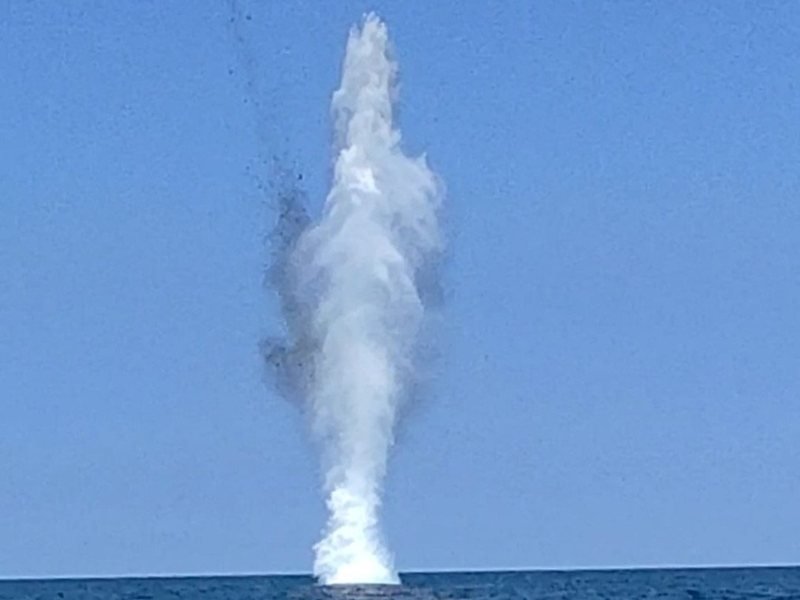 Mayın Temizleme Deniz Grubu Karadeniz'de Sürüklenen Dronu İmha Etti