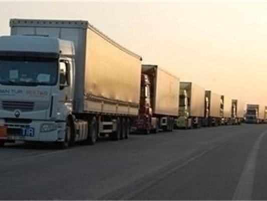 Kapitan Andreevo Sınır Kapısında Ticaret Araçları Trafiği Yoğun