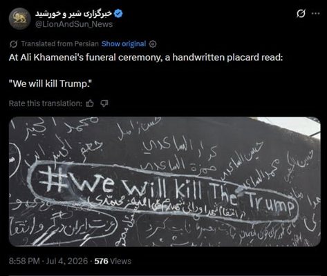 Sosyal medyada Trump'ın öldürülmesi çağrısı yapan paylaşımlar