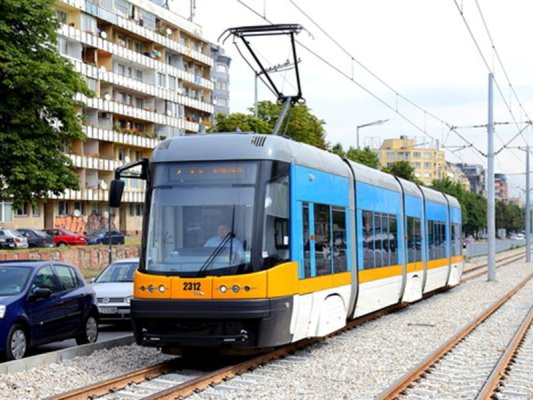 Sofya'da Serdika Caddesi'ndeki Kanal Onarımı Nedeniyle Trafik Düzenlemesi Yapılıyor