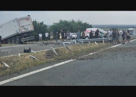 TIR Yine Can Aldı! Yambollu Dinko da Yardıma Koştu