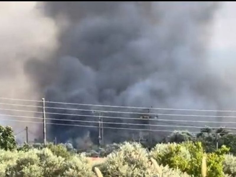Halkidiki'de Çıkan Yangında Dört Ev Kül Oldu, Sakinler Tahliye Ediliyor