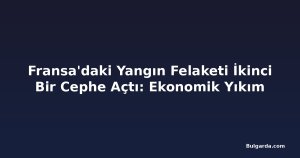 Fransa'daki Yangın Felaketi İkinci Bir Cephe Açtı: Ekonomik Yıkım