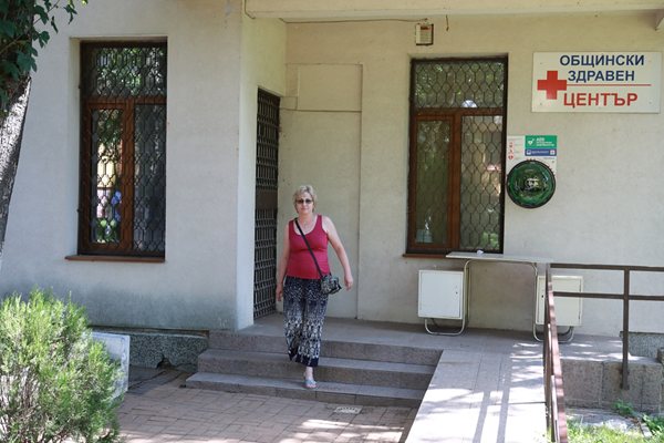 Petranka Dimitrova muayene odasında, Fotoğraf: Rumen Baykov