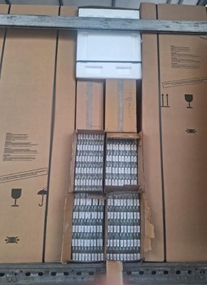 Mitniçari задържаха над 12 600 кутии цигари без бандерол при две акции край Vidin Fotoğraf: Rayonna прокуратура - Vidin