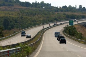 Struma Otoyolu'nda Kaza ve Trafik Kısıtlaması