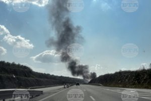 Hemus Otoyolu'nda Yangın ve Kaza: Sürücüler Korku Dolu Anlar Yaşadı