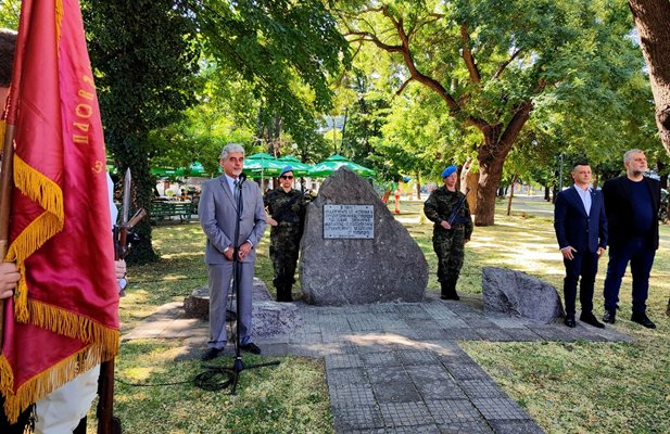 Doç. Dr. Milen Mihov tören sırasında bir konuşma yaptı. Foto: Plovdiv Belediyesi