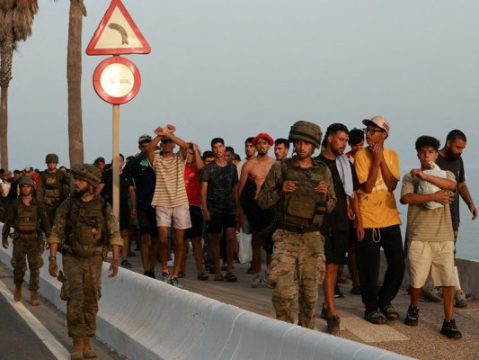 İspanya'nın Kuzey Afrika'daki Üssü Seuta'da Gözetleme