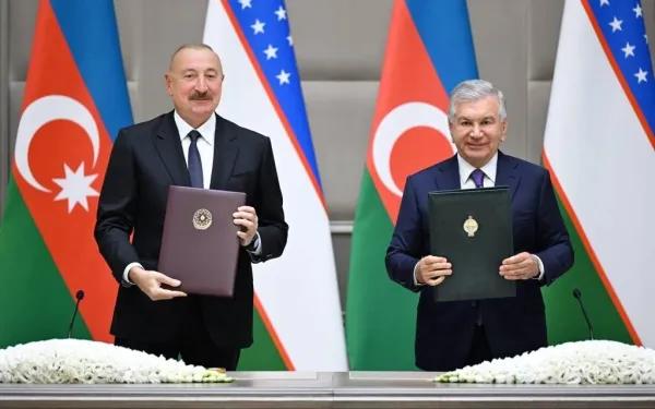 Azerbaycan ve Özbekistan Arasındaki Tarihî Anlaşma