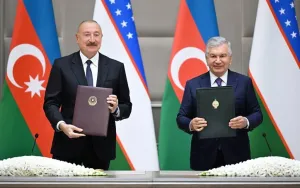 Azerbaycan ve Özbekistan Arasındaki Tarihî Anlaşma