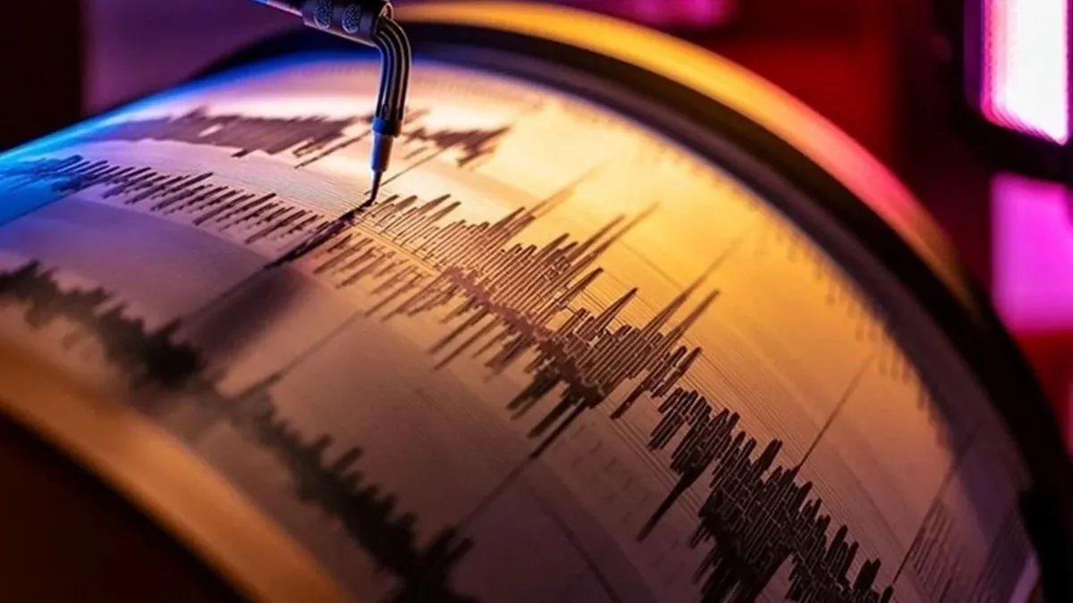 Türkiye'de 4.5 Büyüklüğünde Deprem