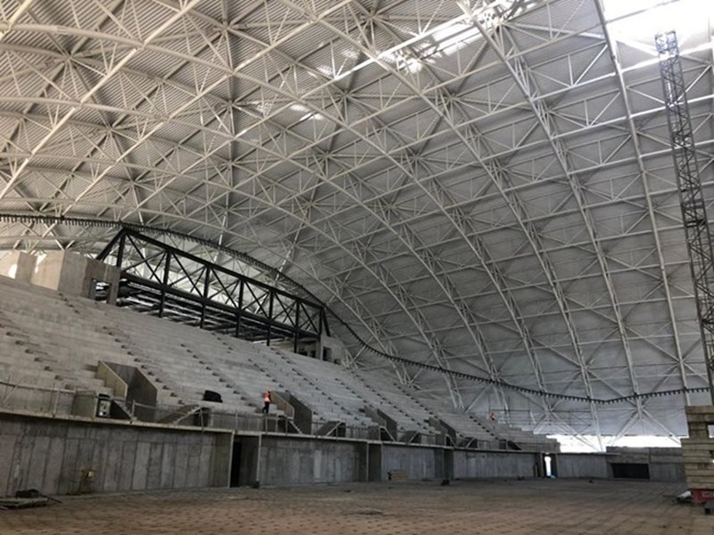 Burgas Arena'nın Çatı Konstrukisyonu 300 Ton Yük Taşıyabilir