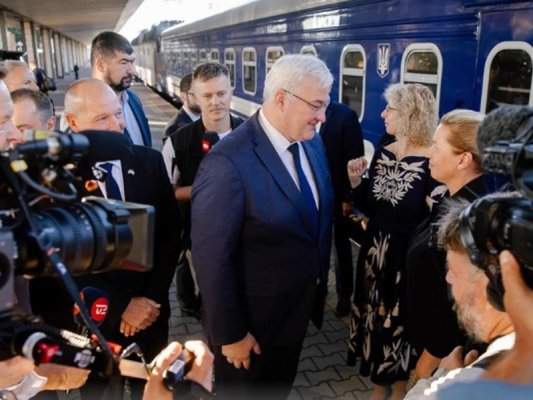 Altı Avrupa Lideri Ukrayna'nın Bağımsızlık Günü İçin Kiev'de