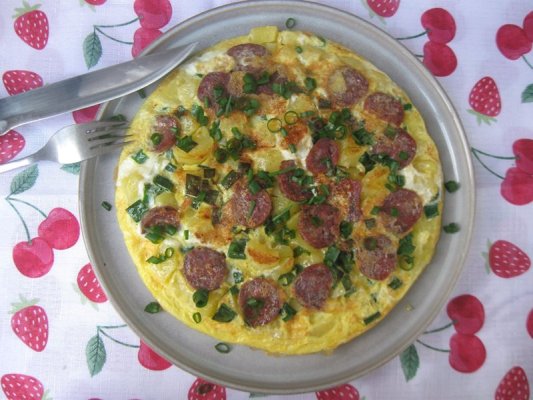 İspanyol Usulü Patatesli Omlet