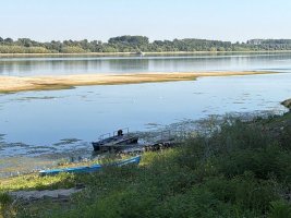Rusçuk'ta Tuna Nehri'nin su seviyesi 2 santimetre daha düştü