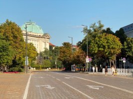 Sofya'da Araç Trafiğine Ara Verildi