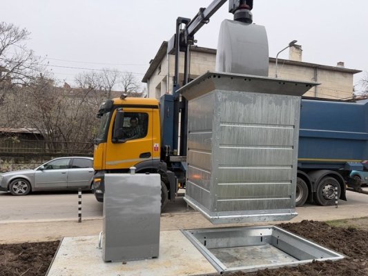 Varna Kentinde İlk 40 Yeraltı Çöp Konteyneri İnşa Ediliyor
