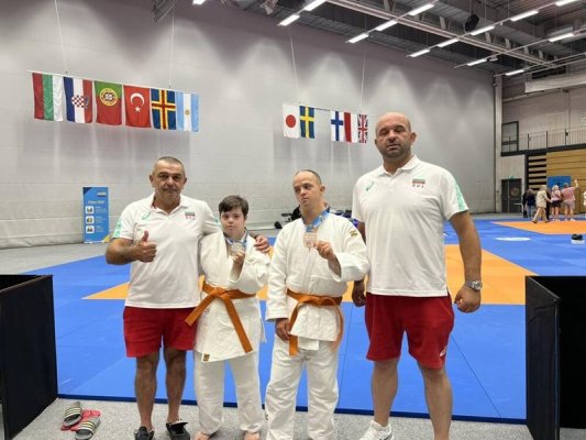 Down Sendromlu Sporcular İçin Dünya Judo Şampiyonası'nda Bulgaristan'a 2 Madalya